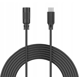 Kabel Przedłużacz 10M Łącznik Zasilania do Kamer Przedłużka Przewód USB-C