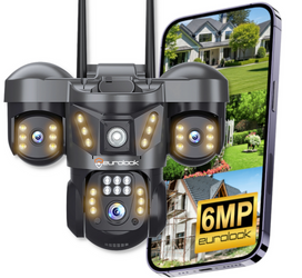 Potrójna kamera bezprzewodowa 6Mpx Obrotowa EUROLOOK V-63 Pro