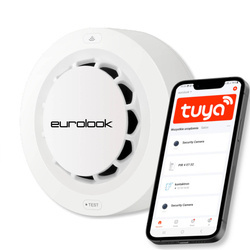 Inteligentny Czujnik Detektor Dymu Wi-Fi Tuya Smart EUROLOOK TU-004-SS