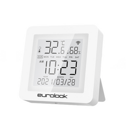 Inteligentny Czujnik Temperatury i Wilgoci Tuya W-Fi EUROLOOK TU-008-THS