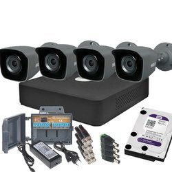 Zestaw monitoringu analogowy z 4 kamerami