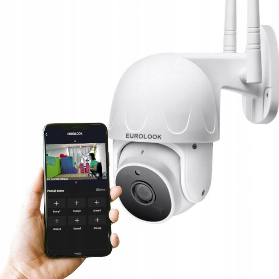 Kamera Ip Wi Fi Obrotowa Eurolook Hv A Wifi Monitoring Ip Kamery Ip Kamery Obrotowe